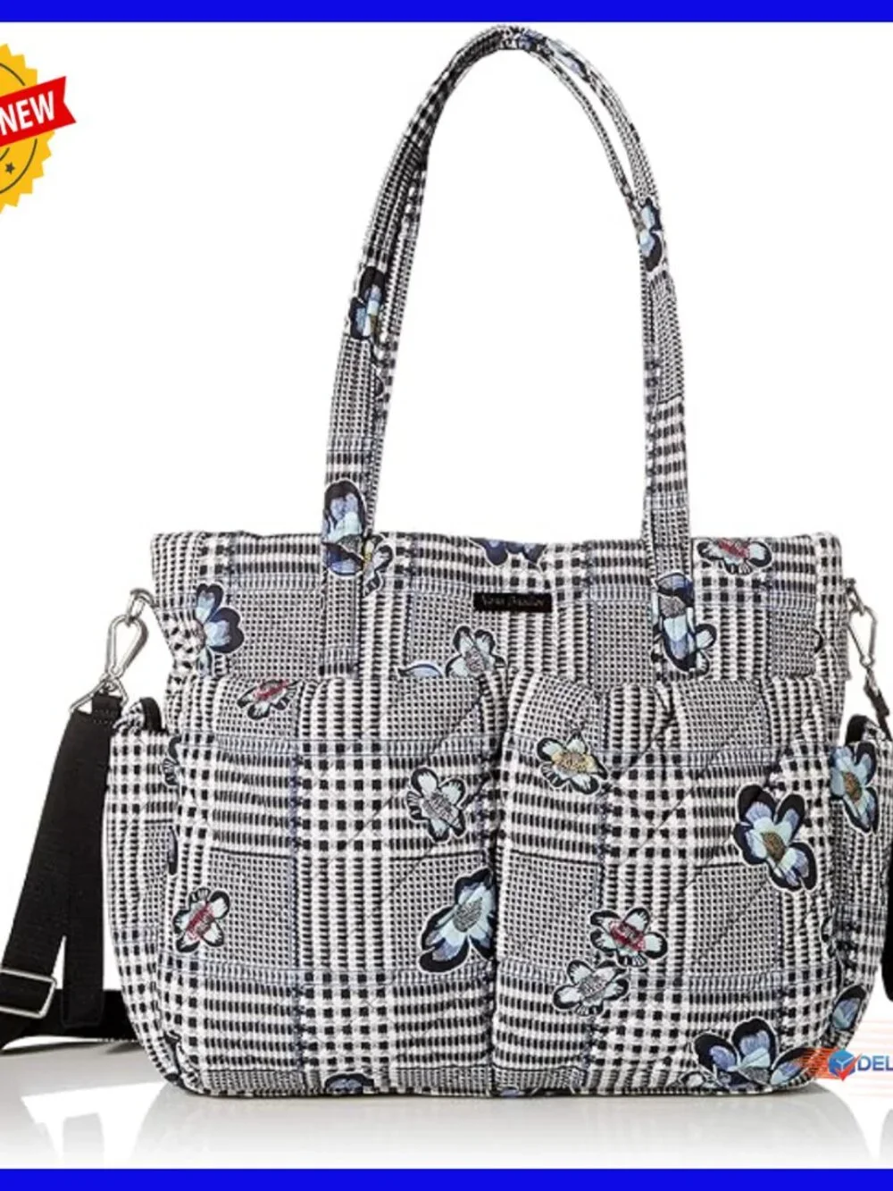 Performance Twill Ultimate Baby Diaper Bag Tote with Stroller Strap